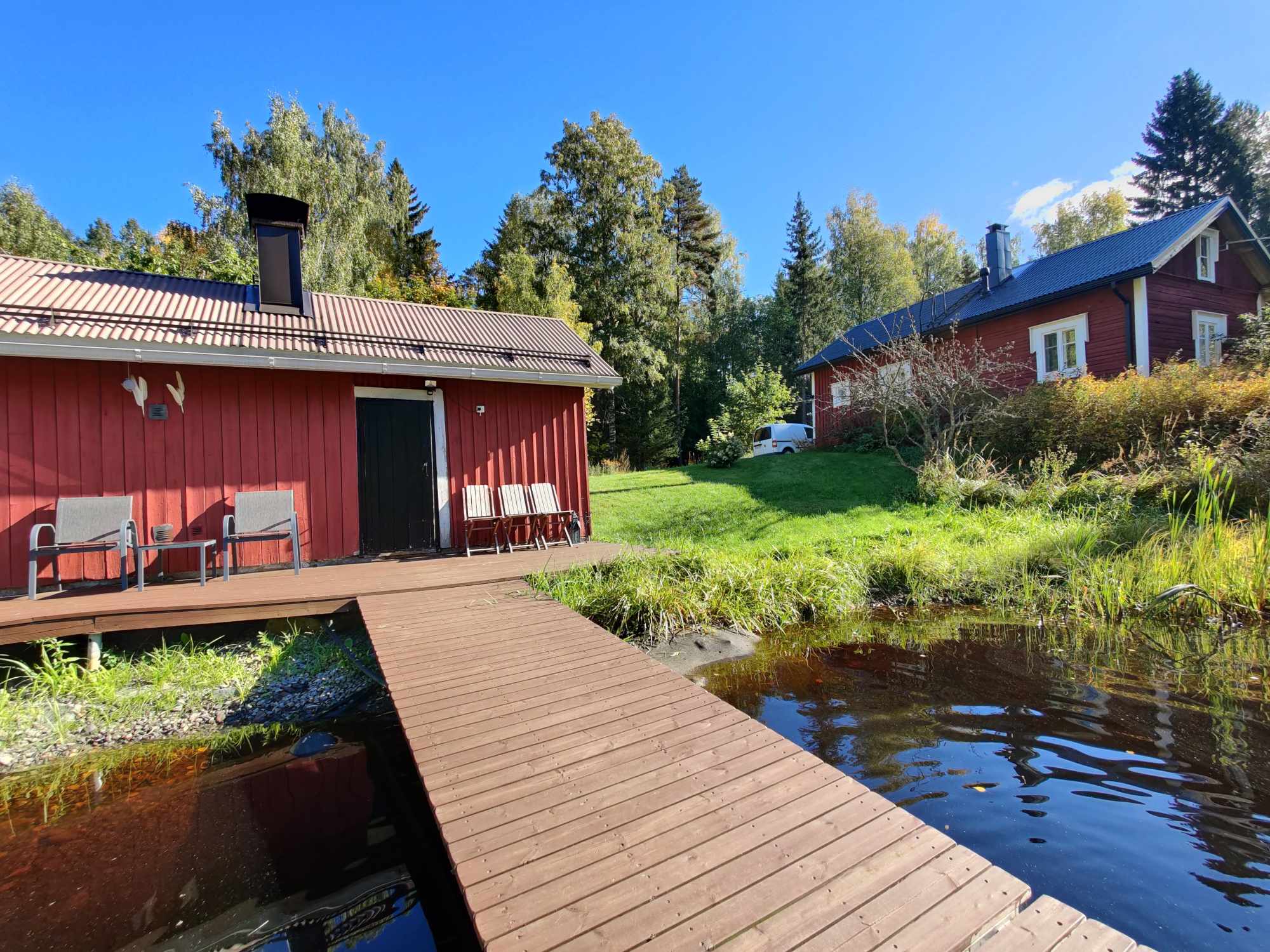 Myllytupa saunan laituri