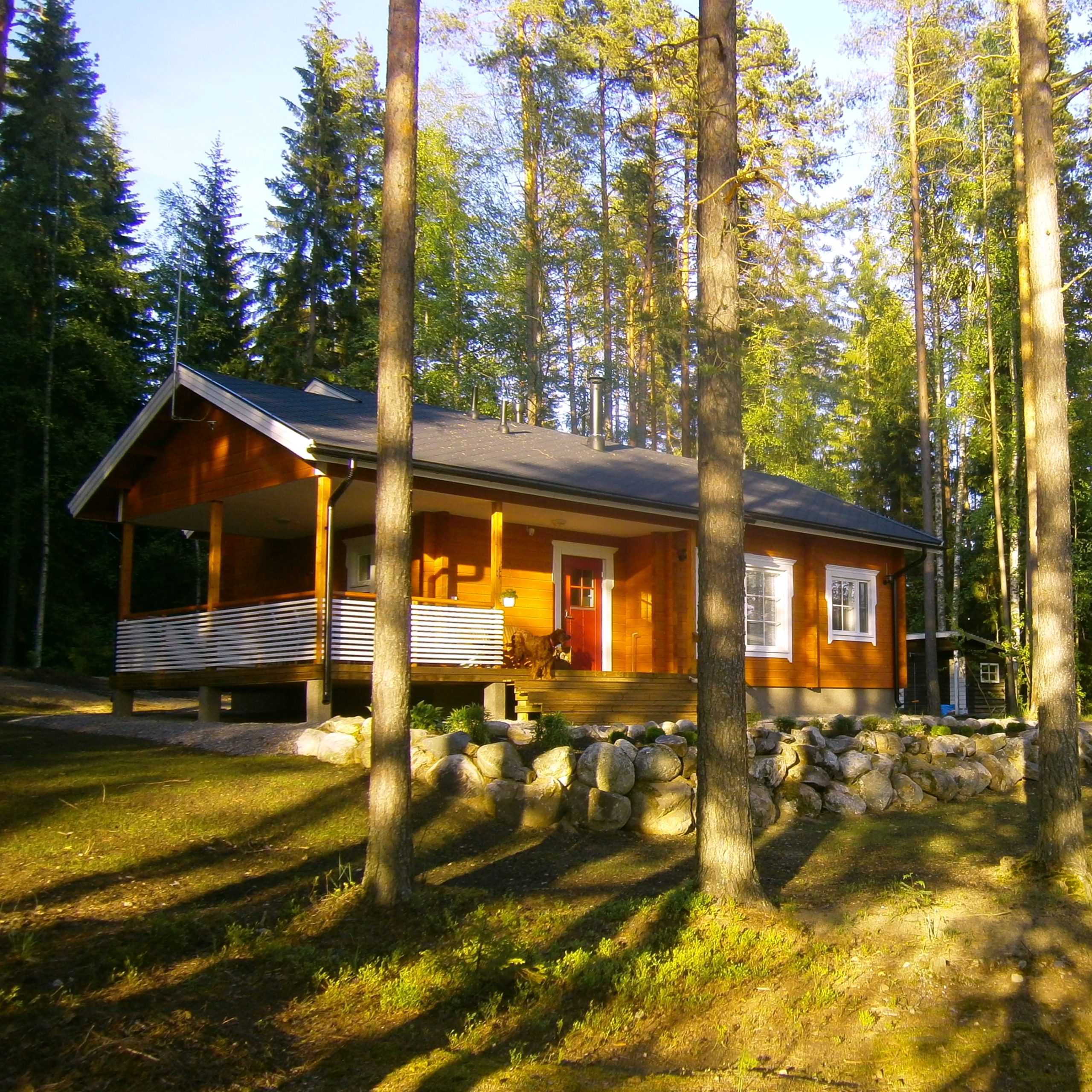 Vuokramökki Hautalampi AKönnölän Matkailutilalla Iittalassa.