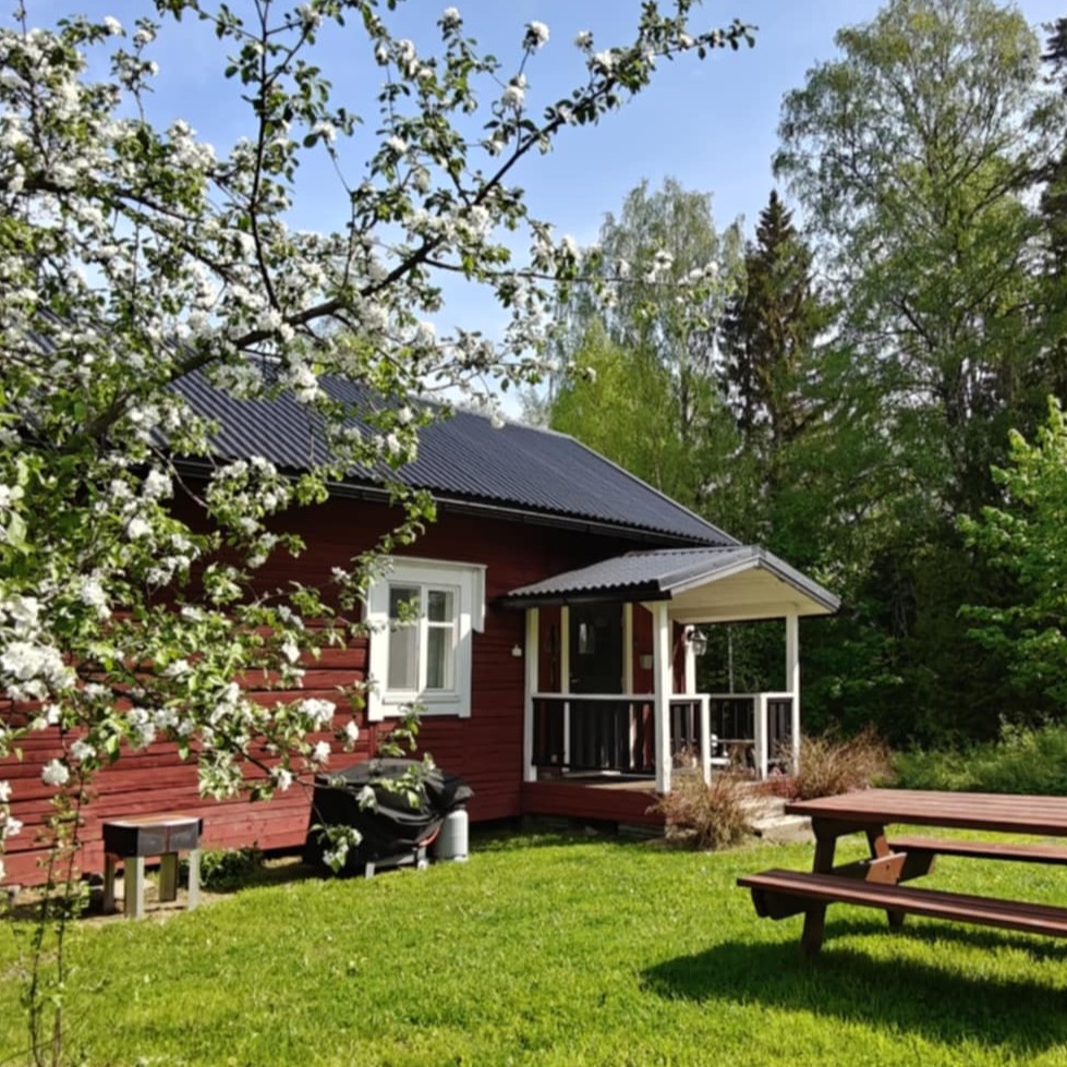 Vuokramökki Myllytupa Könnölän Matkailutilalla Iittalassa.